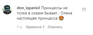 Скріншот коментарів до фото Олени Зеленської