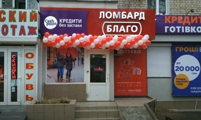 ломбарды, кредитные союзы, финансовые организации