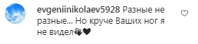 Коментарі на пост Віри Брежнєвої в Instagram