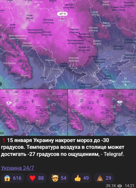 Прогноз погоди