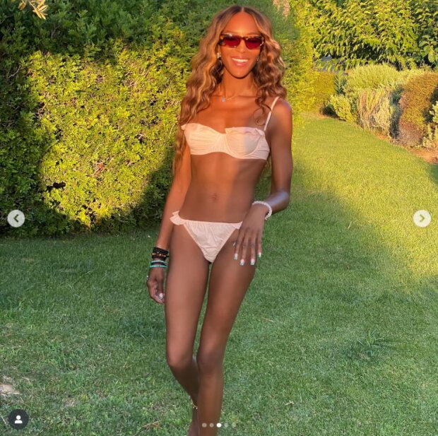 Скрін публікації Наомі Кемпбелл