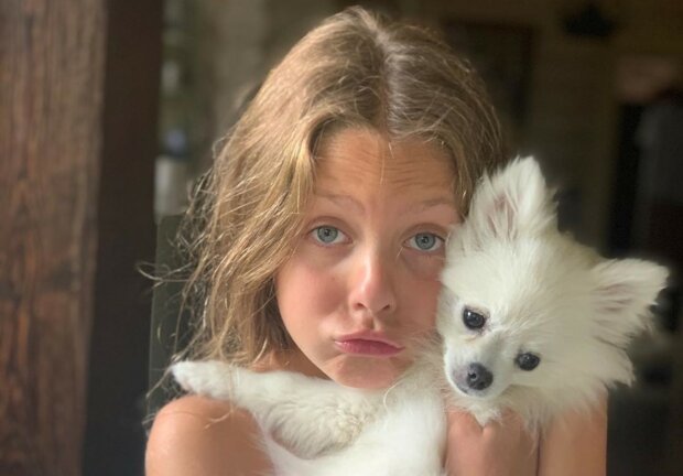 дочка Олі Полякової