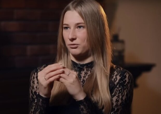 Катя Никитина, кадр из интервью