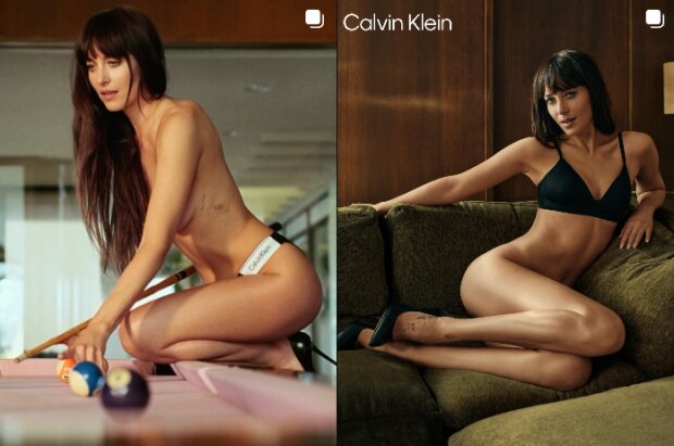 Голая Дакота Джонсон: скрин с Instagram