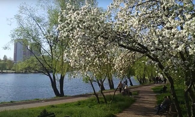 Погода, весна, потепління