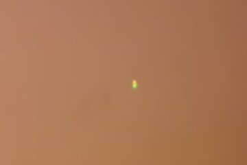 Венера спалахнула зеленим кольором, фото: Peter Rosen