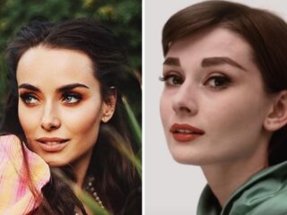 Одри Хепберн и Ксения Мишина