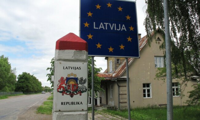 Латвія, кордон, фото із вільних джерел