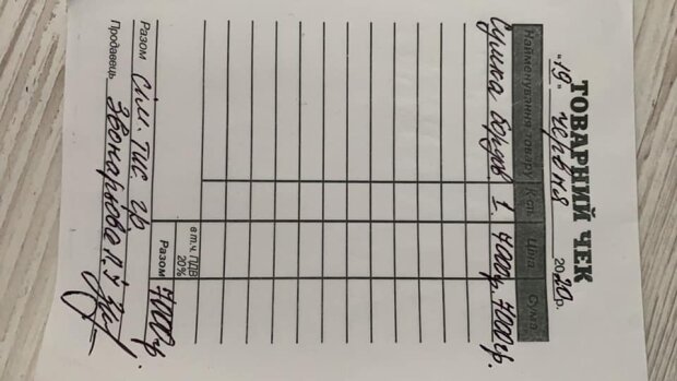 Чек нардепки Лариси Білозір